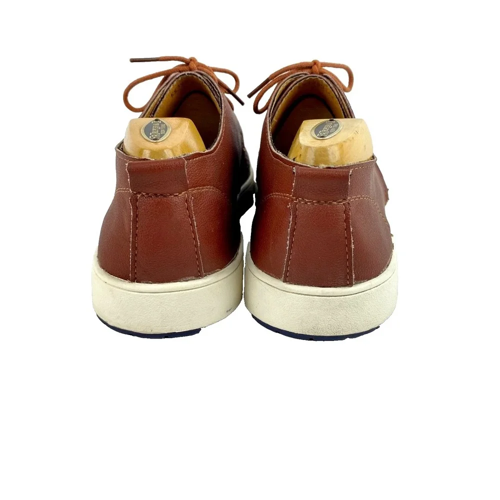 Merkmak Casual Oxford Shoes Men's 10 M Chestnut Brown Sneakers Comfort Loafers
